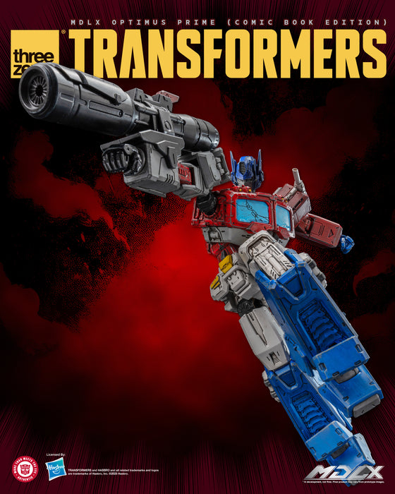 Threezero Mdlx Series: Transformers - Optimus Prime Edicion Comic