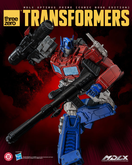 Threezero Mdlx Series: Transformers - Optimus Prime Edicion Comic