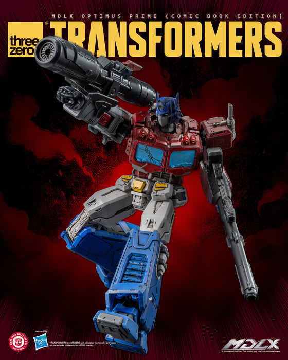 Threezero Mdlx Series: Transformers - Optimus Prime Edicion Comic