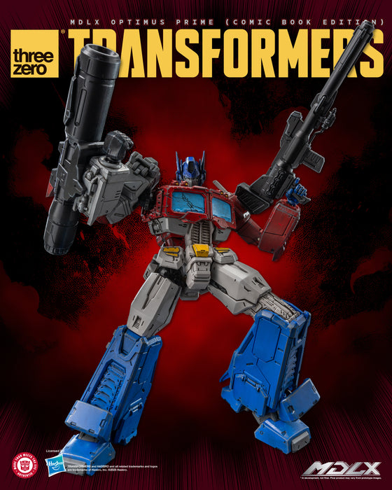 Threezero Mdlx Series: Transformers - Optimus Prime Edicion Comic