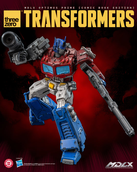 Threezero Mdlx Series: Transformers - Optimus Prime Edicion Comic
