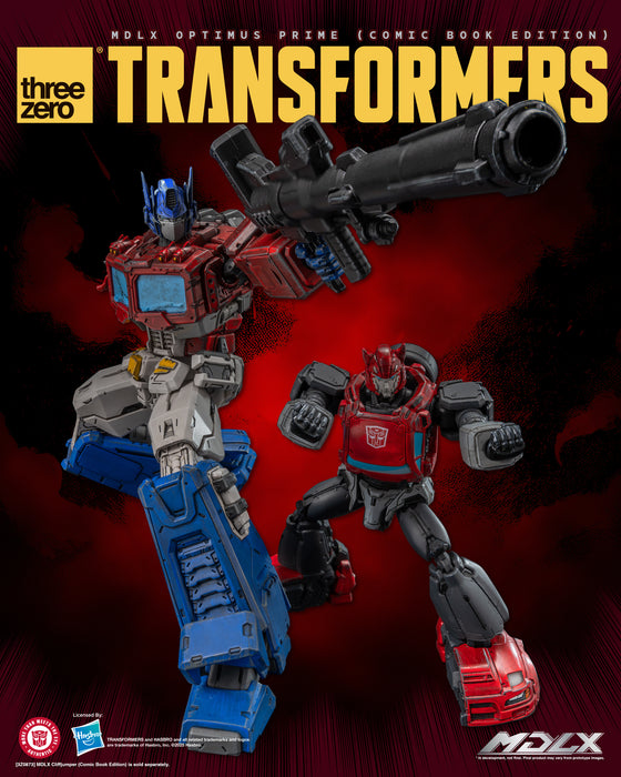 Threezero Mdlx Series: Transformers - Optimus Prime Edicion Comic