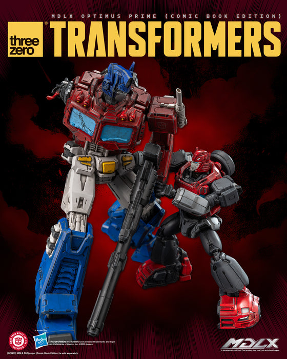 Threezero Mdlx Series: Transformers - Optimus Prime Edicion Comic