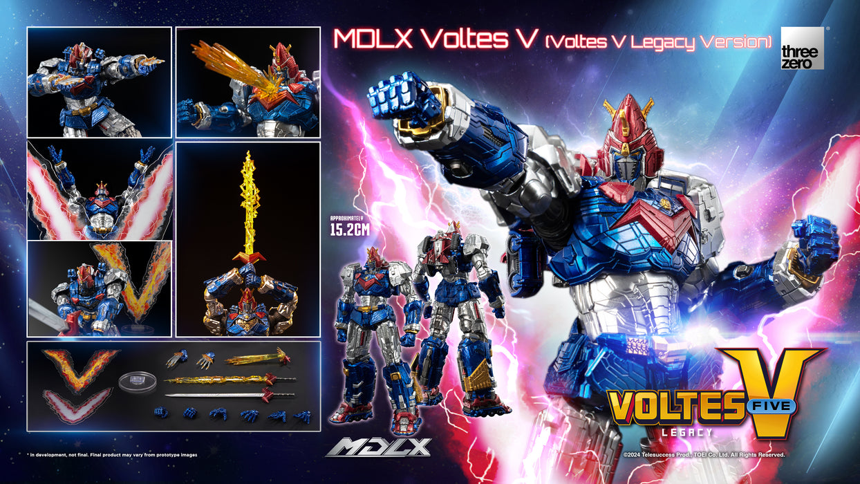 Threezero Mdlx Series: Voltes V Legacy - Voltes V