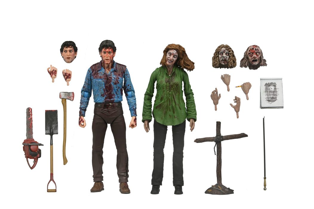 NECA Figura de Accion Ultimate: El Despertar Del Diablo - Ash y Cheryl Williams 2 Pack 7 Pulgadas