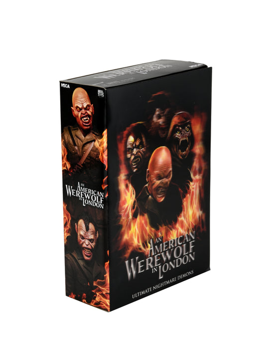 NECA Figura de Accion Ultimate: Un Hombre Lobo Americano En Londres - Nightmare Demon 7 Pulgadas