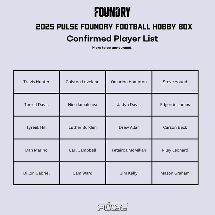 Pulse TCG: 2025 Foundry Football Hobby Box