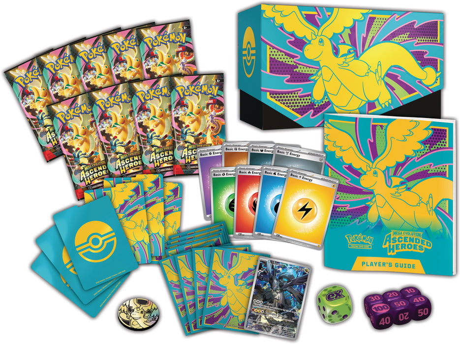 PokemonTCG: Megaevolucion Ascenso Heroico - Elite Trainer Box en Español