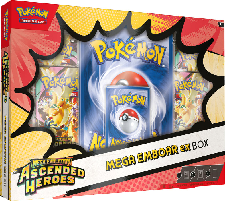 Pokemon TCG: Megaevolucion Ascenso Heroico - Mega ex Box en Español