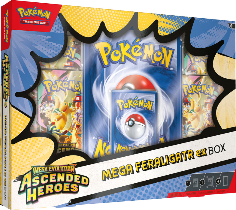 Pokemon TCG: Mega Evolution - Ascended Heroes Mega ex Box en Ingles