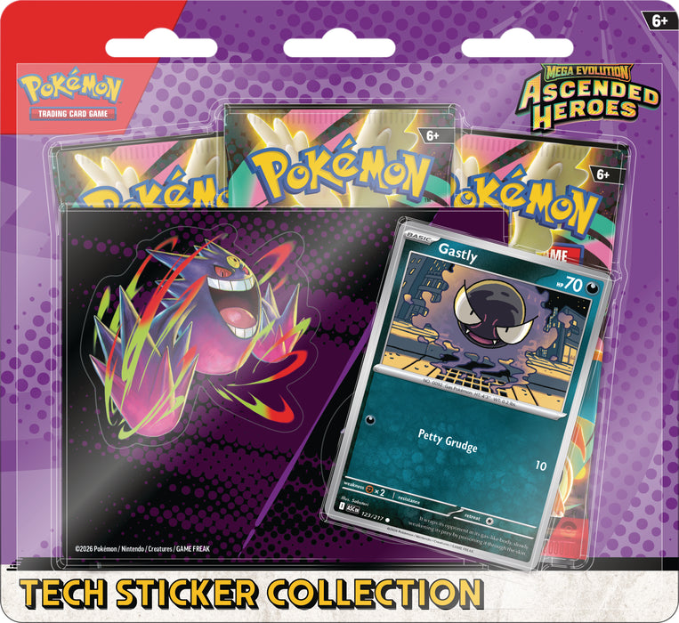 PokemonTCG: Megaevolucion Ascenso Heroico - Tech Sticker Collection en Español