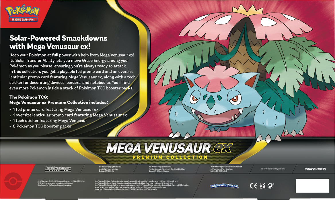 Pokemon TCG: Mega Venusaur ex Ultra Premium Collection en Ingles
