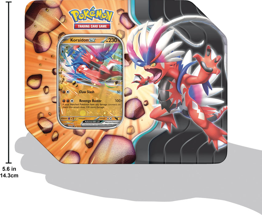 Pokemon TCG: Lata Leyendas Afiladas Koraidon o Zacian En Español