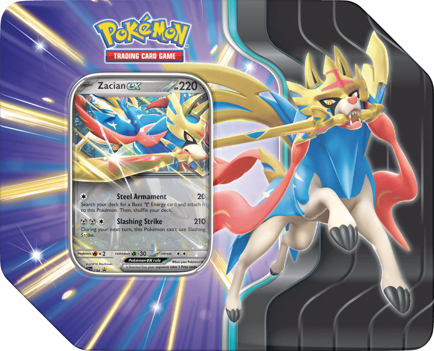 Pokemon TCG: Lata Leyendas Afiladas Koraidon o Zacian En Español