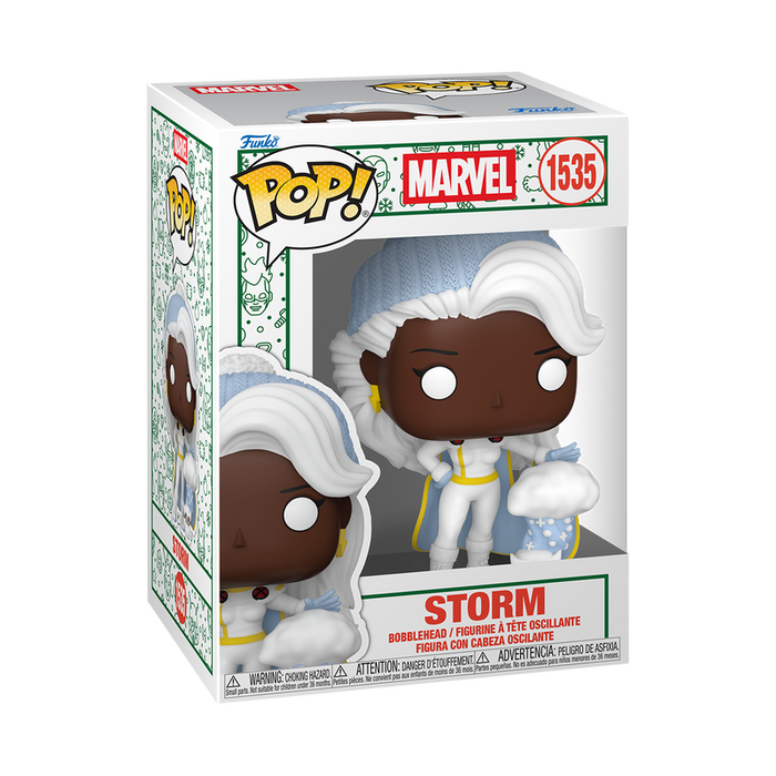 Funko Pop Marvel: Holiday Divas - Storm con Muñeco de Nieve