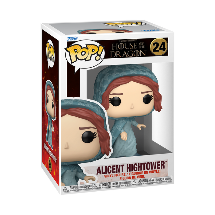 Funko Pop TV: Game of Thrones House of Dragon - Alicent Hightower Capa verde azulado