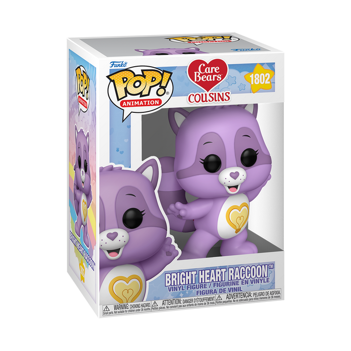Funko Pop Animation: Care Bears And Cousins - Mapache De Corazon Brillante