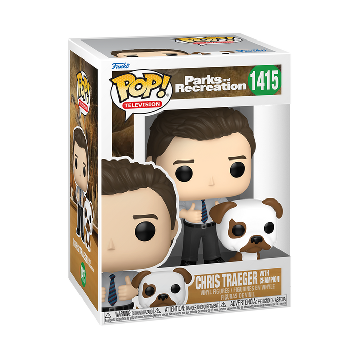 Funko Pop & Buddy: Parks And Recreation 15 Aniversario - Chris y Champion