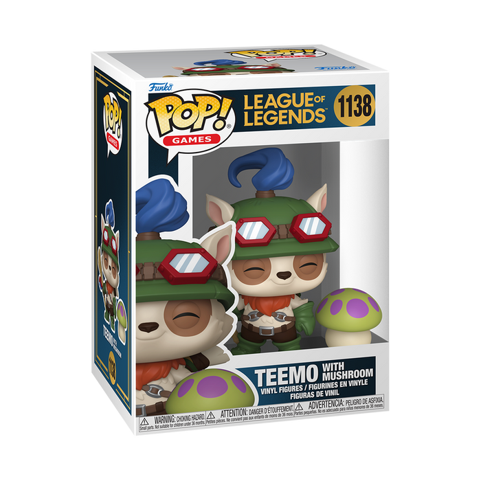 Funko Pop & Buddy: League Of Legends - Teemo con hongo
