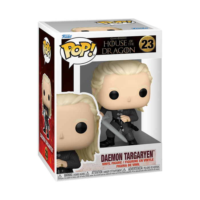 Funko Pop TV: Game of Thrones House of Dragon - Daemon Targaryen con Dark Sister