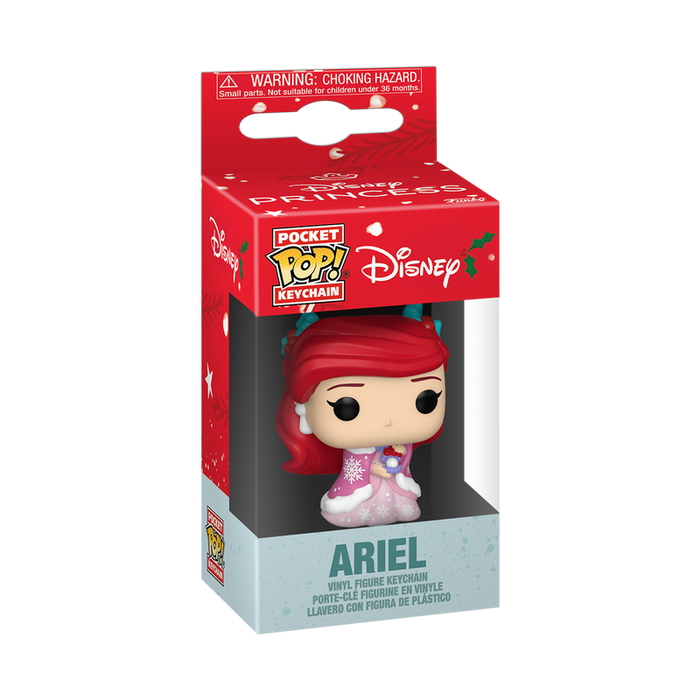 Funko Pop Keychain: Disney Princesas Holiday - Ariel Llavero
