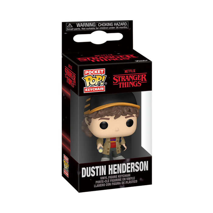 Funko Pop Keychain: Stranger Things 5 - Dustin Henderson Llavero