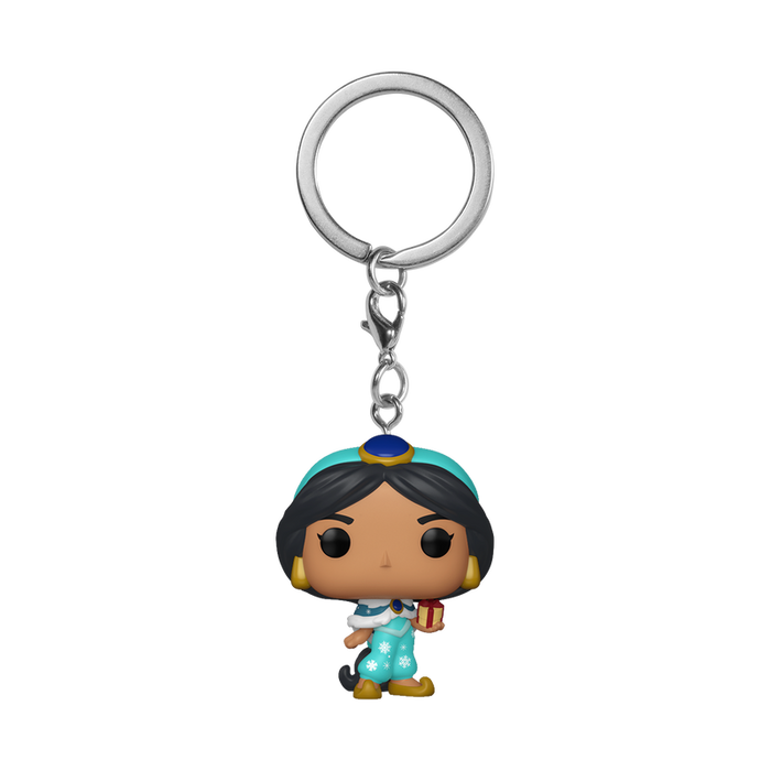 Funko Pop Keychain: Disney Princesas Holiday - Jasmine Llavero