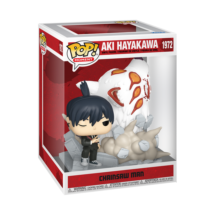 Funko Pop Moment: Chainsaw Man - Aki con Demonio Zorro