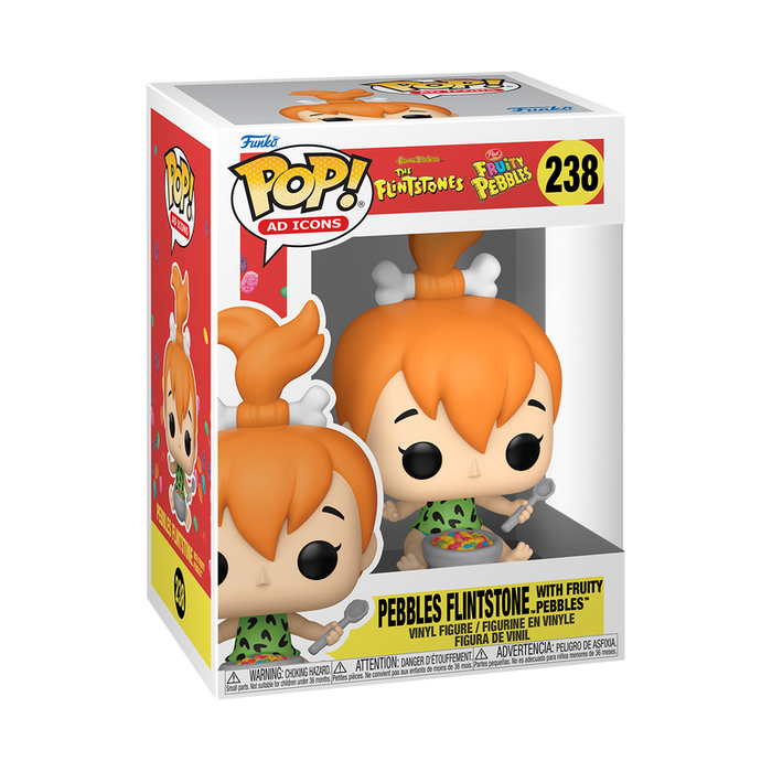 Funko Pop Ad Icons: Los Picapiedra Fruity Pebbles - Pebbles con Cereal