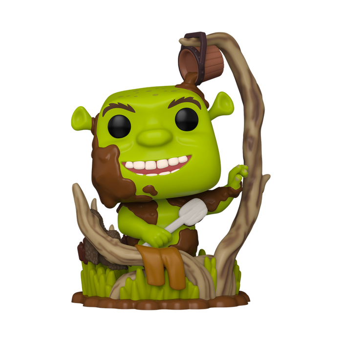 Funko Pop Premium: Shrek - Shrek Baño de Lodo Exclusivo