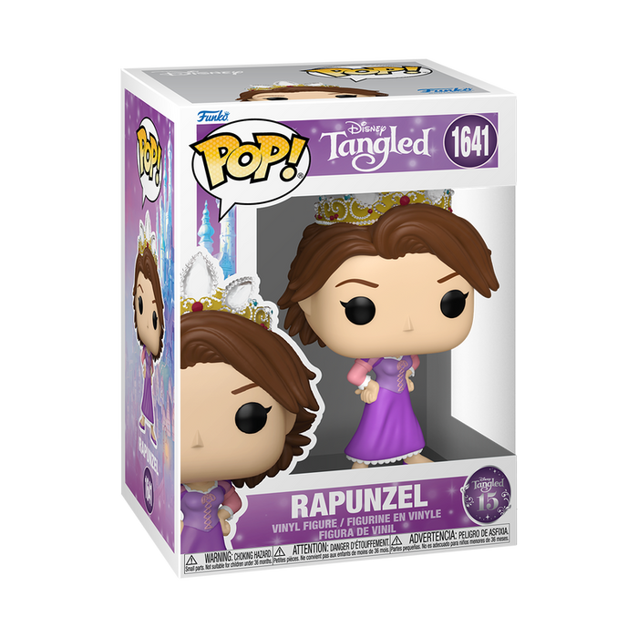 Funko Pop Disney: Enredados 15 Aniversario - Rapunzel Morena con Corona