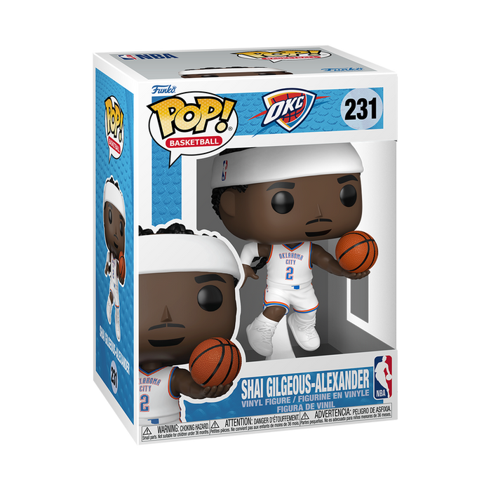 Funko Pop NBA: Thunder - Shai Gilgeous Alexander Uniforme de Casa