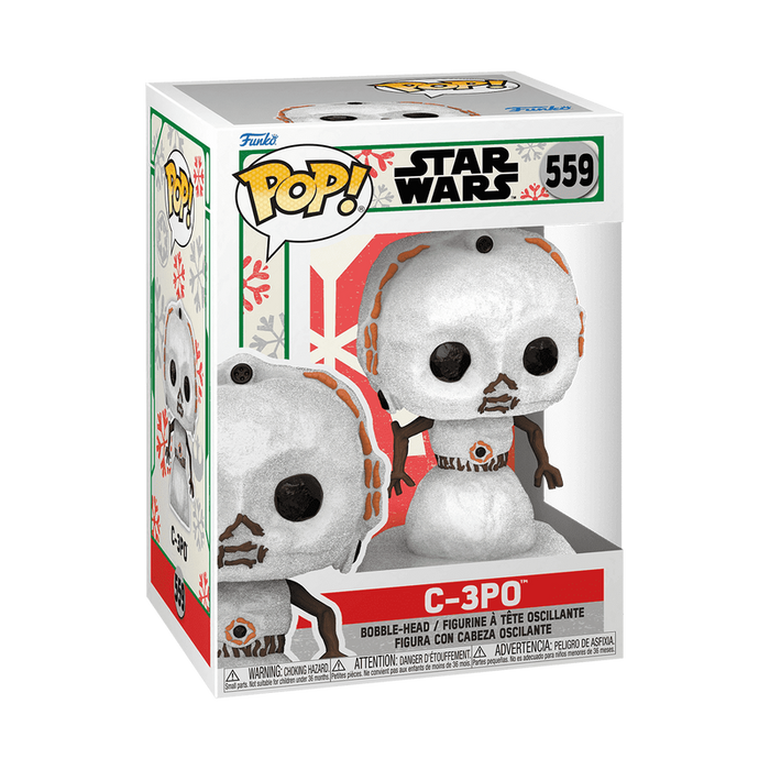 Funko Pop Star Wars: Navidad - C 3PO Hombre de Nieve