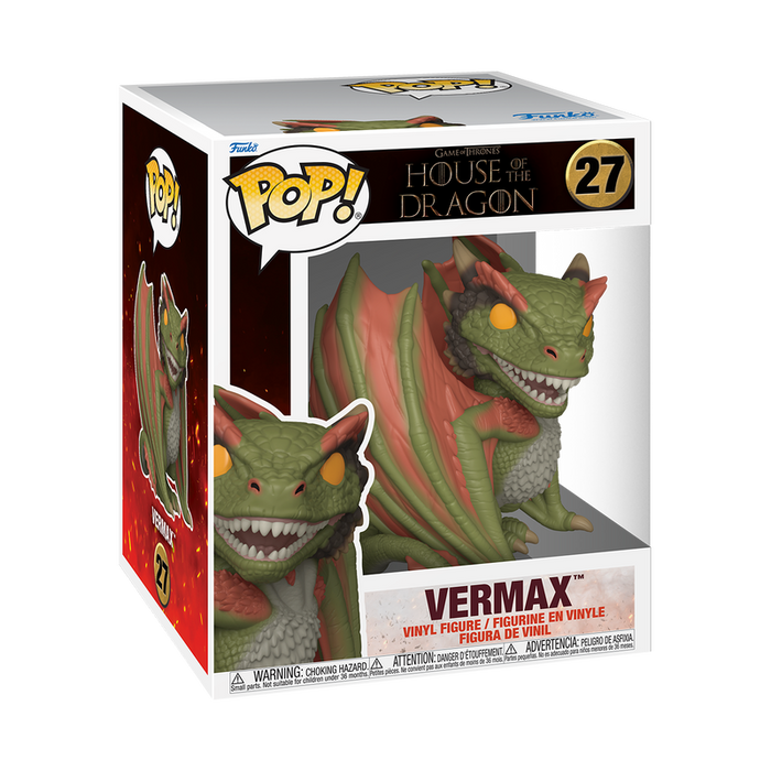Funko Pop Super: Game Of Thrones House Of Dragon - Vermax 6 Pulgadas