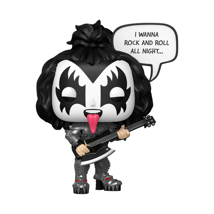 Funko Pop Sayings: Kiss Rock And Roll All Night - The Demon