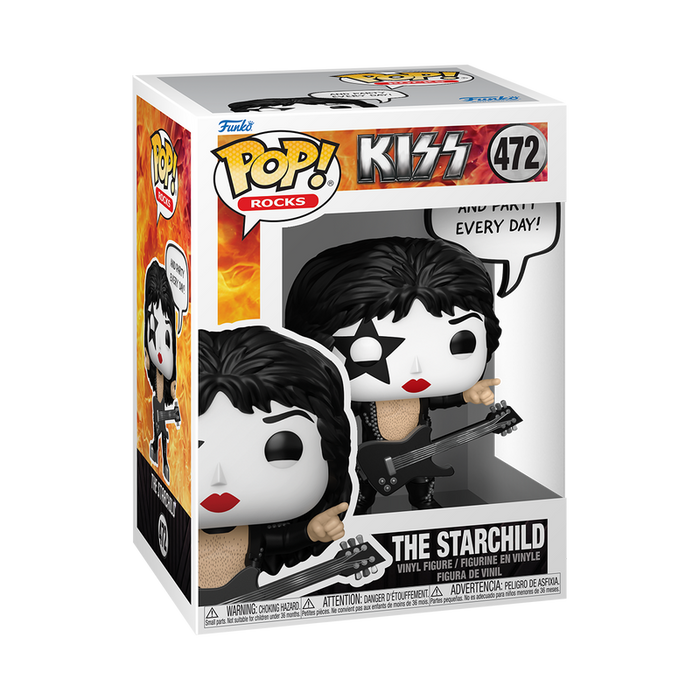 Funko Pop Sayings: Kiss Rock And Roll All Night - The Starchild