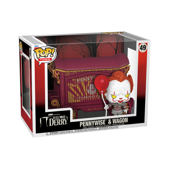 Funko Pop Town: It Welcome to Derry - Pennywise y Vagon