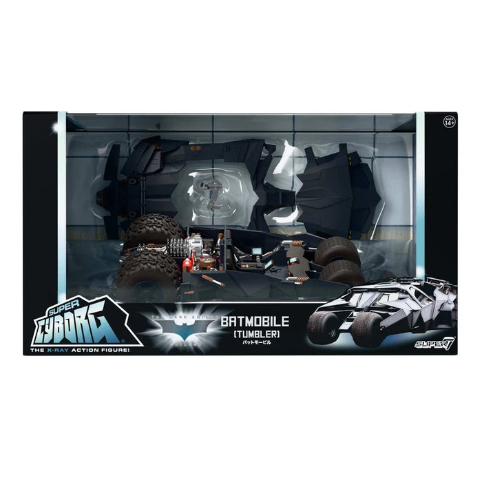 Super7 Super Cyborg: DC Batman Begins de 2005 - Batimovil Tumbler Full Color 10 Pulgadas