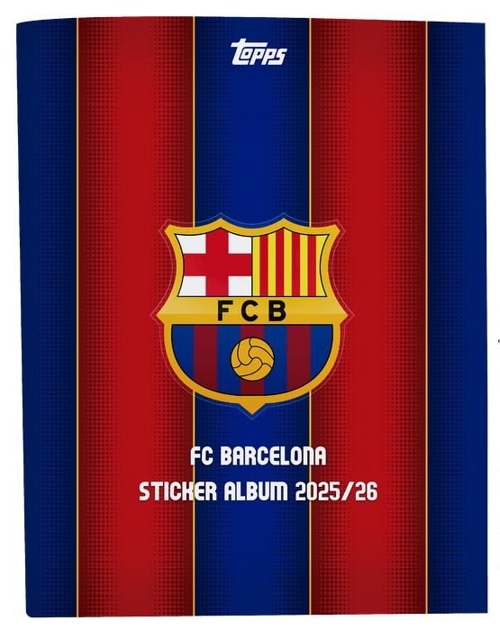 Topps Barcelona Sticker Album: Complete Set Album + Stickers 2025/26