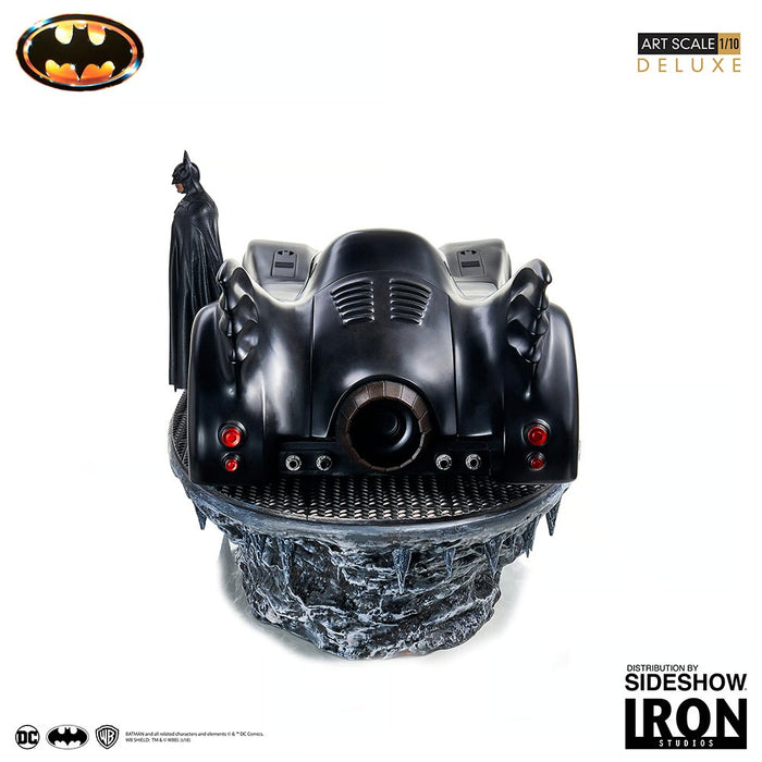 IRON Studios: DC Comics - Batman y Batimobil 1989 Deluxe Escala 1/10