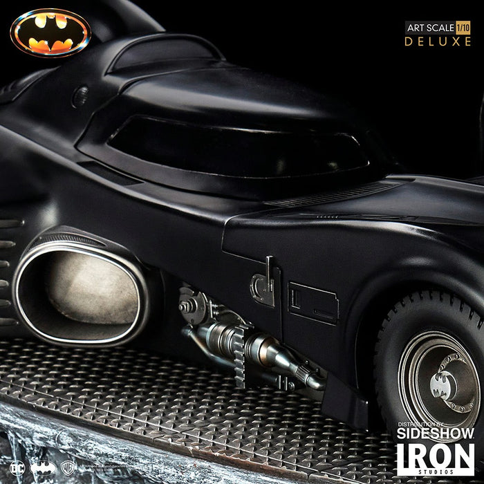 IRON Studios: DC Comics - Batman y Batimobil 1989 Deluxe Escala 1/10