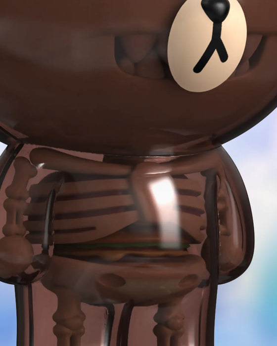 Mighty Jaxx Figures Funny Anatomy: Line Friends - Brown