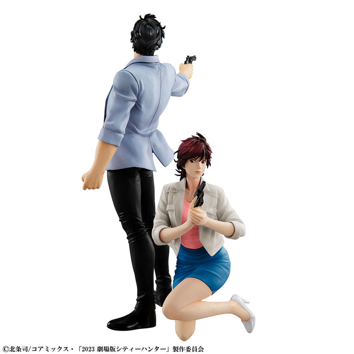 Megahouse Figures Gem Series: City Hunter The Movie Angel Dust - Ryo Saeba Y Kaori Makimura
