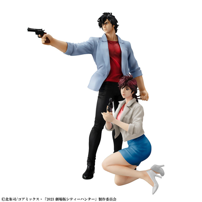 Megahouse Figures Gem Series: City Hunter The Movie Angel Dust - Ryo Saeba Y Kaori Makimura