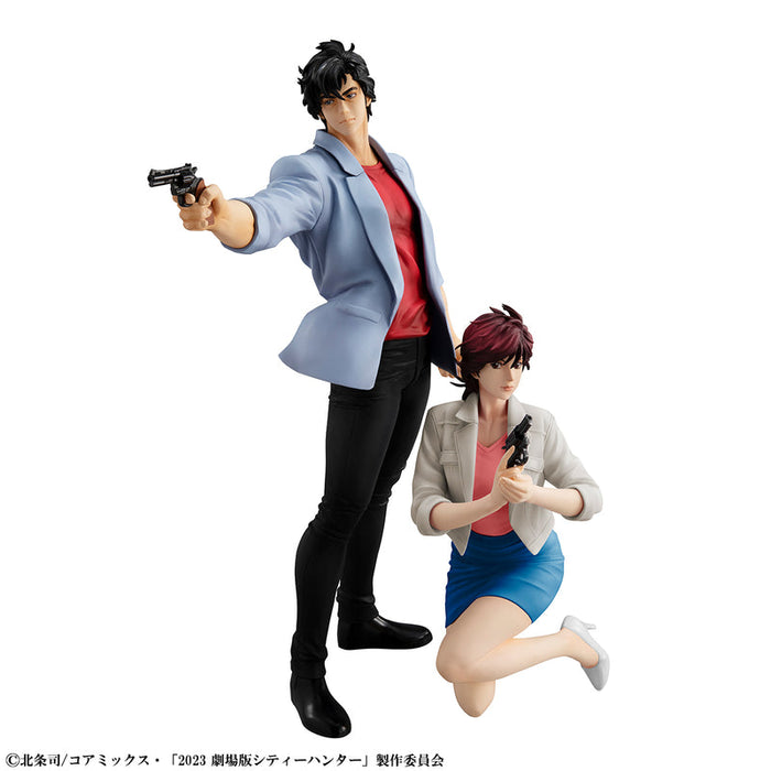 Megahouse Figures Gem Series: City Hunter The Movie Angel Dust - Ryo Saeba Y Kaori Makimura