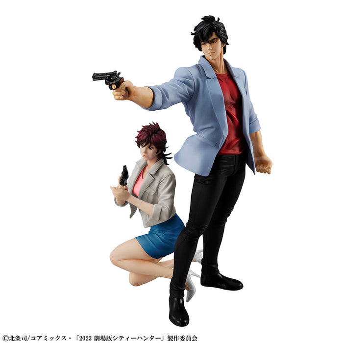Megahouse Figures Gem Series: City Hunter The Movie Angel Dust - Ryo Saeba Y Kaori Makimura