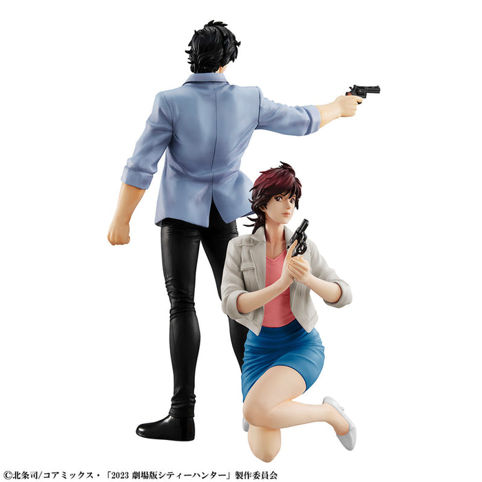 Megahouse Figures Gem Series: City Hunter The Movie Angel Dust - Ryo Saeba Y Kaori Makimura