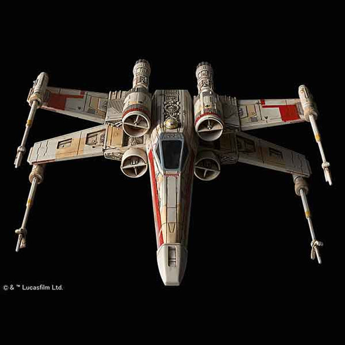 Bandai Hobby Gunpla Model Kit: Star Wars - Caza Estelar X Wing Escala 1/144 Kit de Plastico