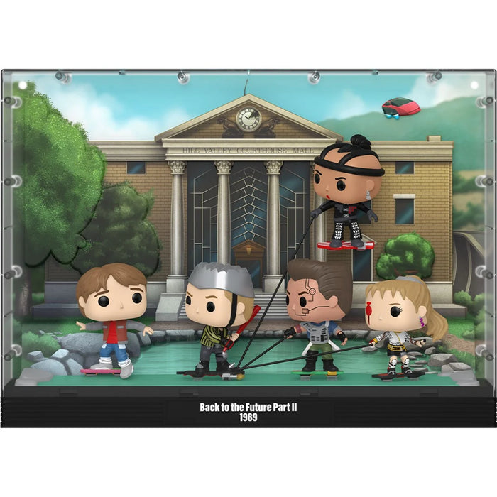 Funko Pop Moment Deluxe: Volver Al Futuro Parte II - Persecucion en Aeropatineta