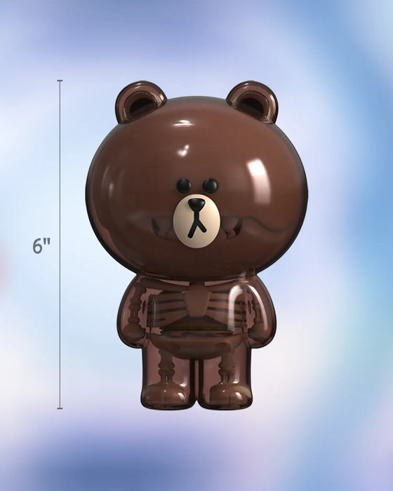 Mighty Jaxx Figures Funny Anatomy: Line Friends - Brown